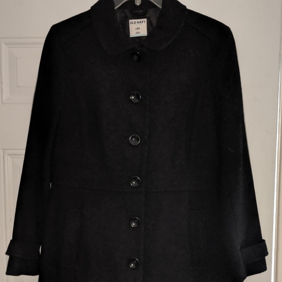 Black "Dress" Peacoat - Picture 1 of 4